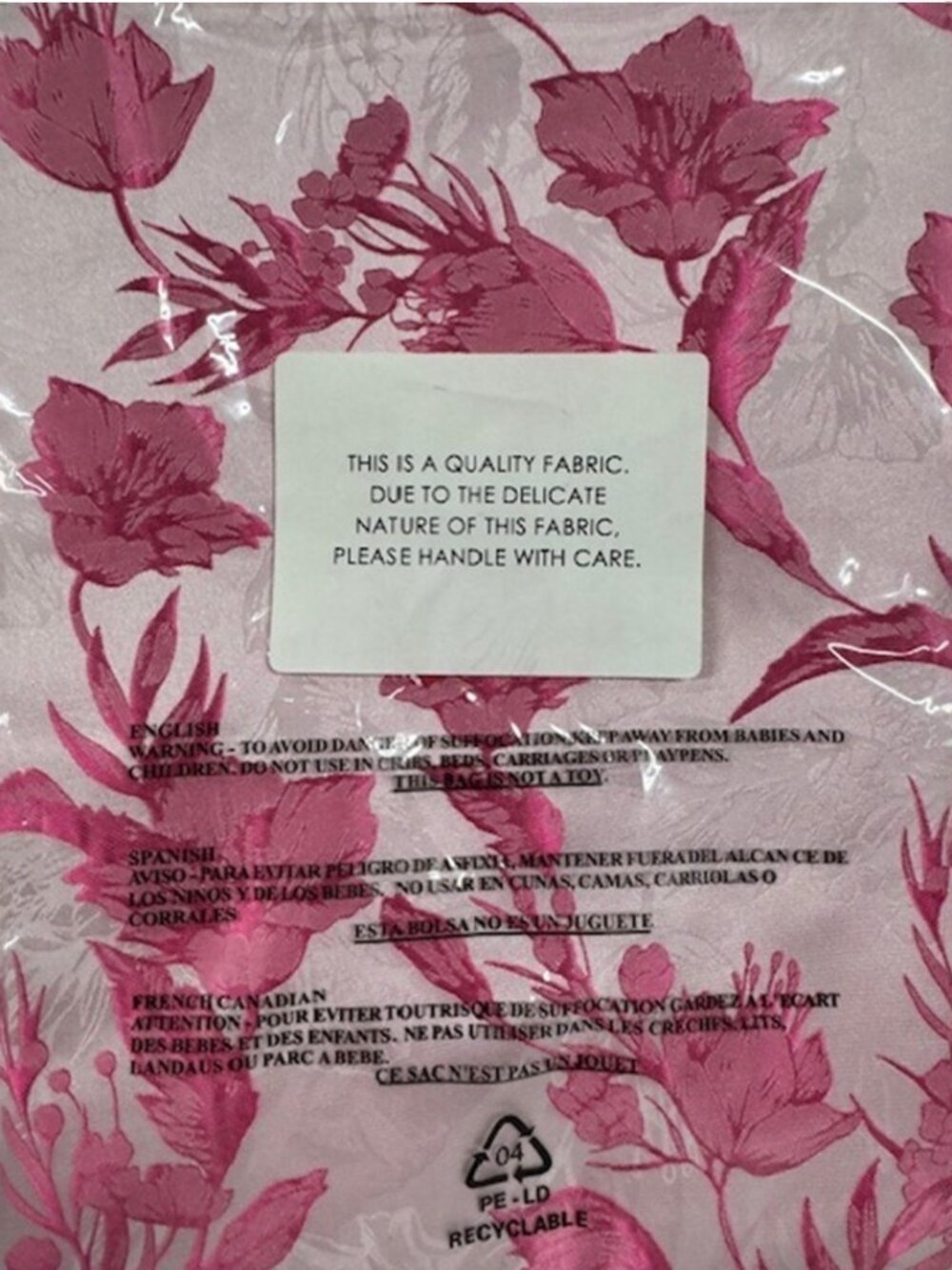 NWT Lulus With Passion Pink Floral Print Jacquard Sleeveless Maxi Dress - Picture 6 of 9